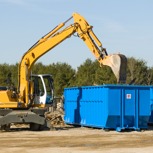 how many times can i have a residential dumpster rental emptied in Ada